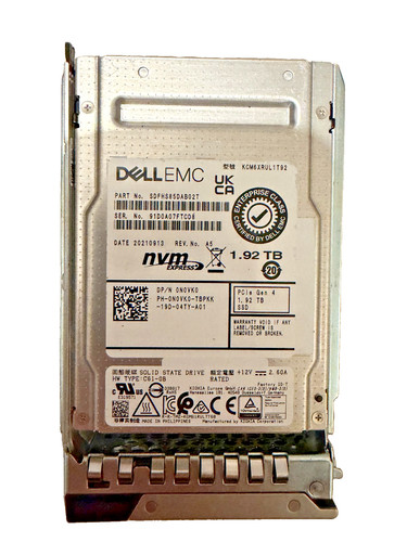 Dell kioxia cm6 - 1.92tb, nvme