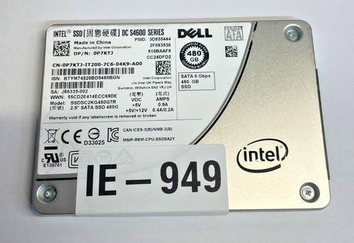 Dell intel s4600 series - dell, dc-s4600