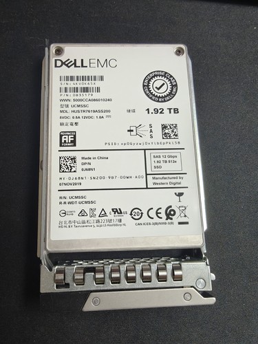 Dell 92tb sas 5 ssd - 2.5",