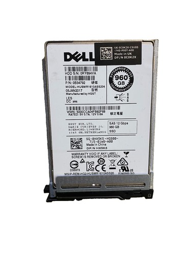 Dell 960gb sas ssd - ssd, 12gbps