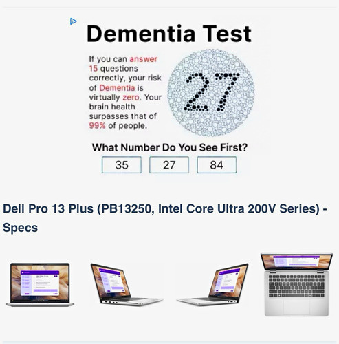 Dell pro plus pb13250 - 13, 13in