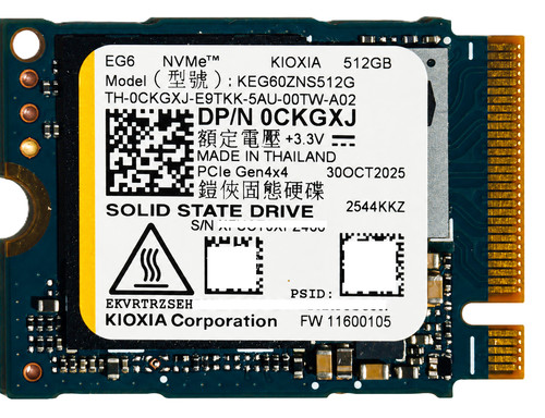 Kioxia eg6 512gb nvme - kioxia,