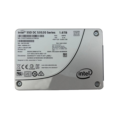 Intel s3520 6tb - s3520, 1.6tb