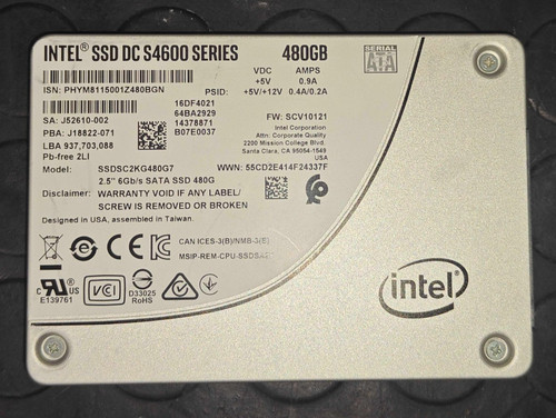 Dell intel s4600 480gb - dell, dc-s4600