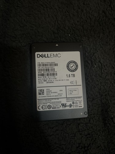 Dell 6tb sas ssd - 1.6tb, mz-ilt1t6a