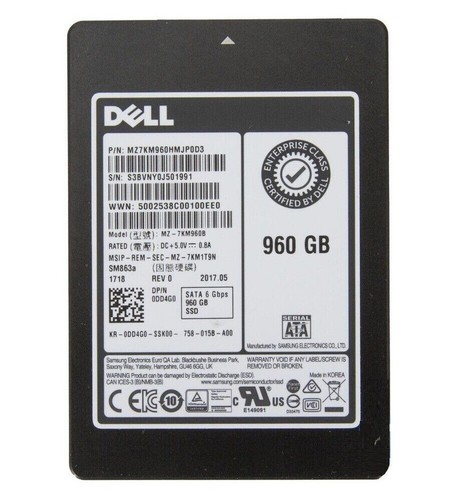 Dell dd4g0 960gb sata 6gb - dd4g0, 6gb/s