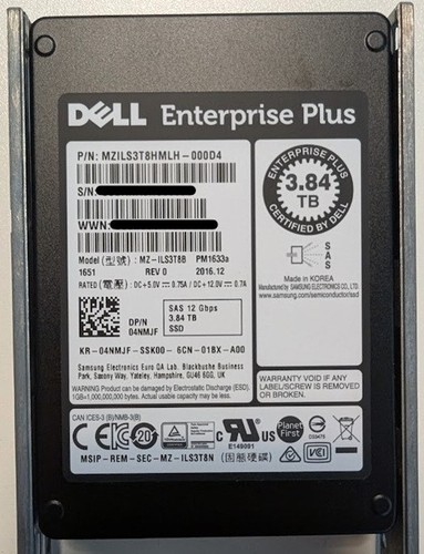 Dell 84tb sas gbps - dell, 3.84tb